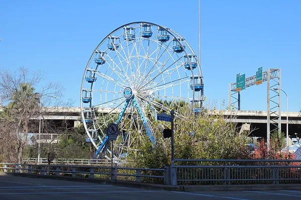 The Ferris wheel at the Downtown Aquarium in Houston